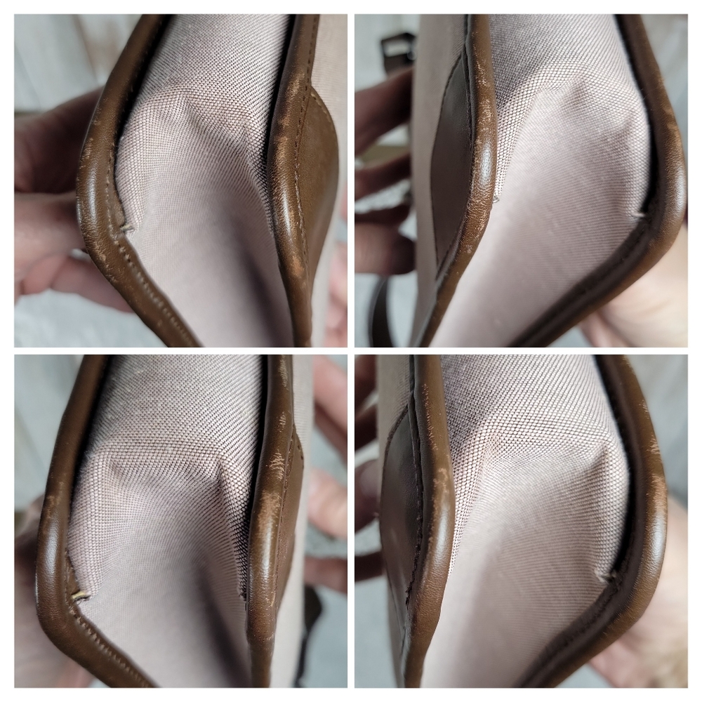 Vintage Gucci Canvas and Leather Bag - Picture 9 of 10
